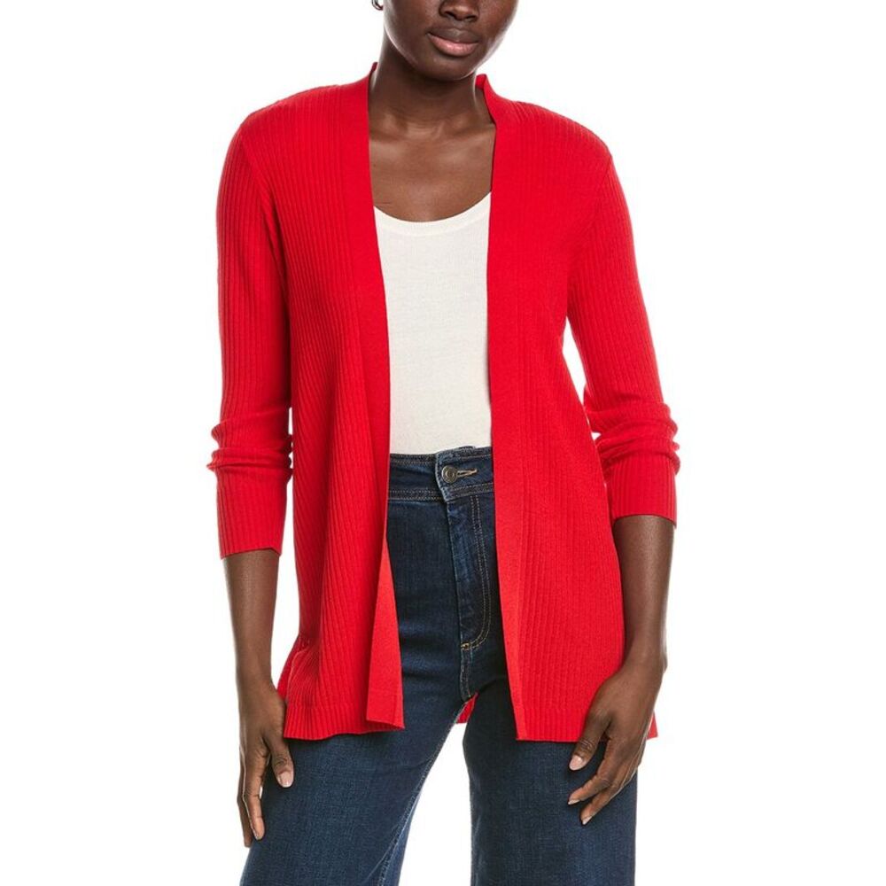 Jones New York Womens Sutton Cardigan, Red